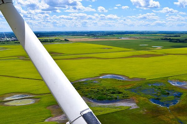 Scenic Flight Over Brandon, Manitoba